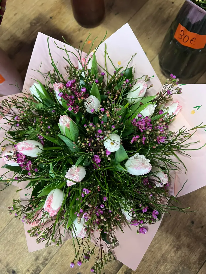 Tulpenstrauß „Pastell“